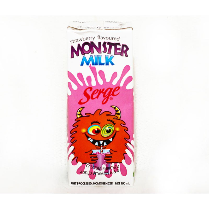 Serge Monster Milk Strawberry, 190ml